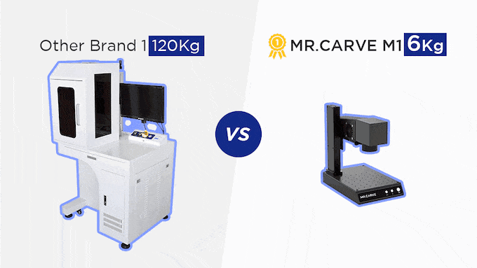 MR.CARVE M4 (Premium) Dual-Laser Fiber Laser Marking Machine