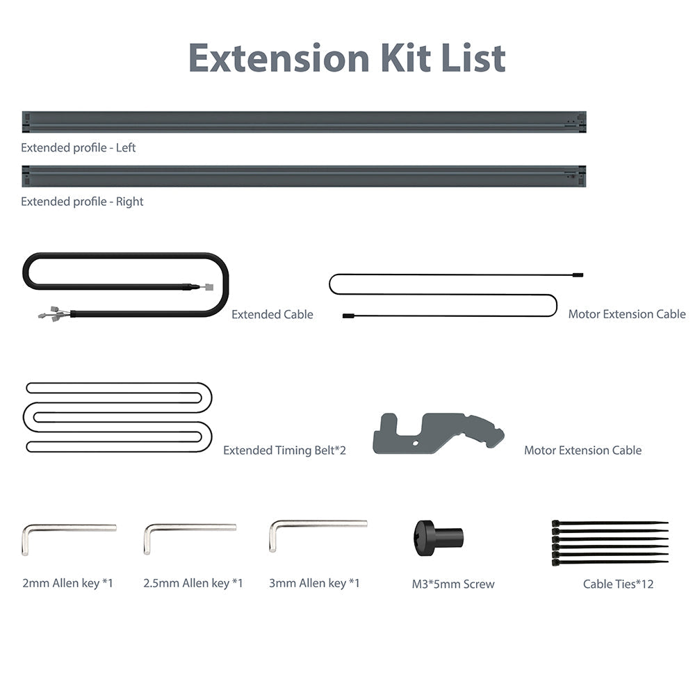 Ortur Extension Kit for Laser Master 3 Series (ETK2.0)